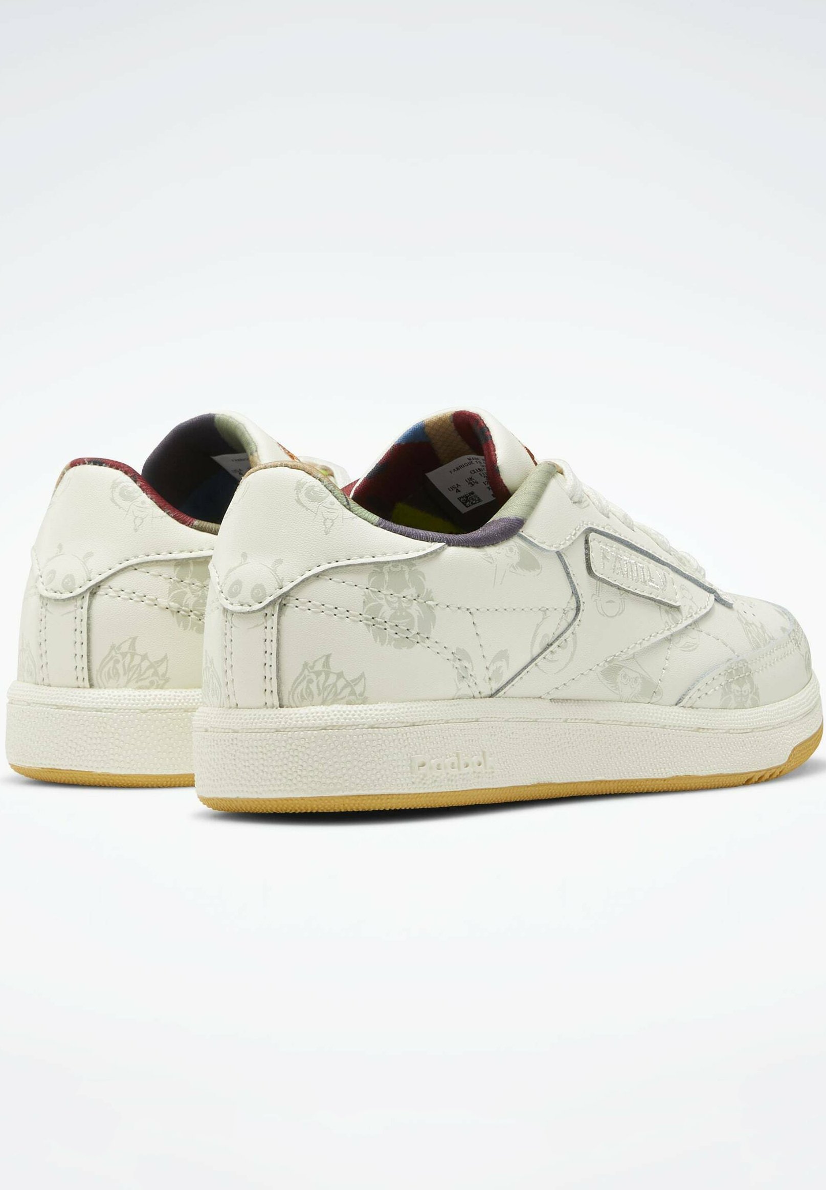 Reebok Classic CLUB C 85 - KUNG FU PANDA - Sneakers laag - white/wit -  Zalando.nl