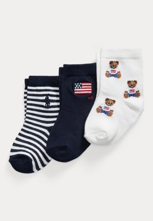 Polo Ralph Lauren POLO BEAR CREW SOCK 3-PACK SET - Κάλτσες - white
