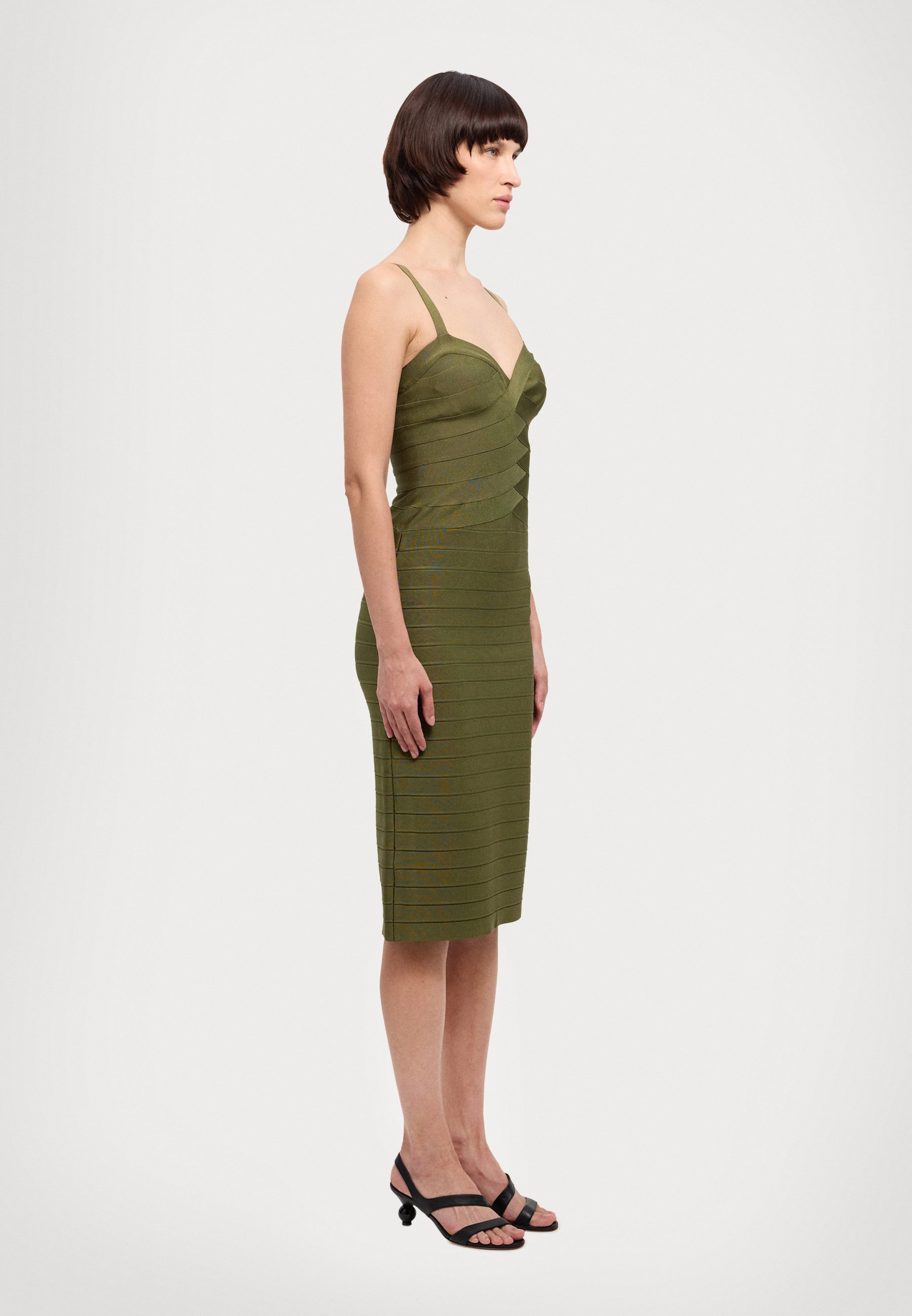 Herv Lger THE MARIA DRESS - Shift dress - green - Zalando.ie