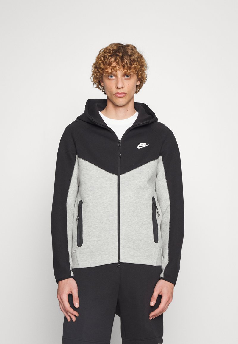 Nike Sportswear TECH FLEECE Felpa con zip dark grey heather