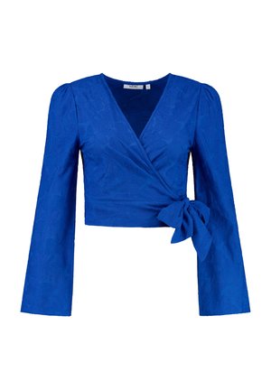 Shiwi ELUNA TONAL FLOWER EMBRO - Bluza - blue tonal flower embro