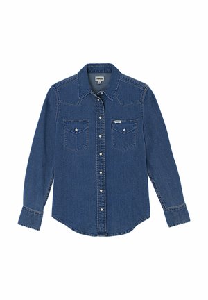 Wrangler LONG SLEEVE WESTERN FOR REGULAR FIT - Overhemdblouse - dark wash