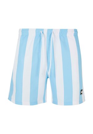 Urban Classics PATTERN - Swimming shorts - balticbluebarstripe
