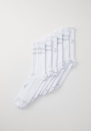 ESSENTIAL CREW UNISEX 6 PACK - Spordisokid - white/halo gray