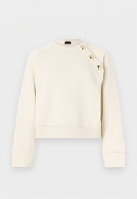 MARGARINA MAGLIA FELPA CON BOTTONI IN METALLO - Sweatshirt - sabbia