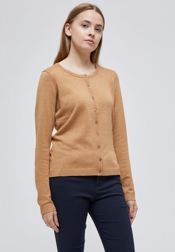 MINEW LAURA CARDIGAN - Strickjacke - almond melange