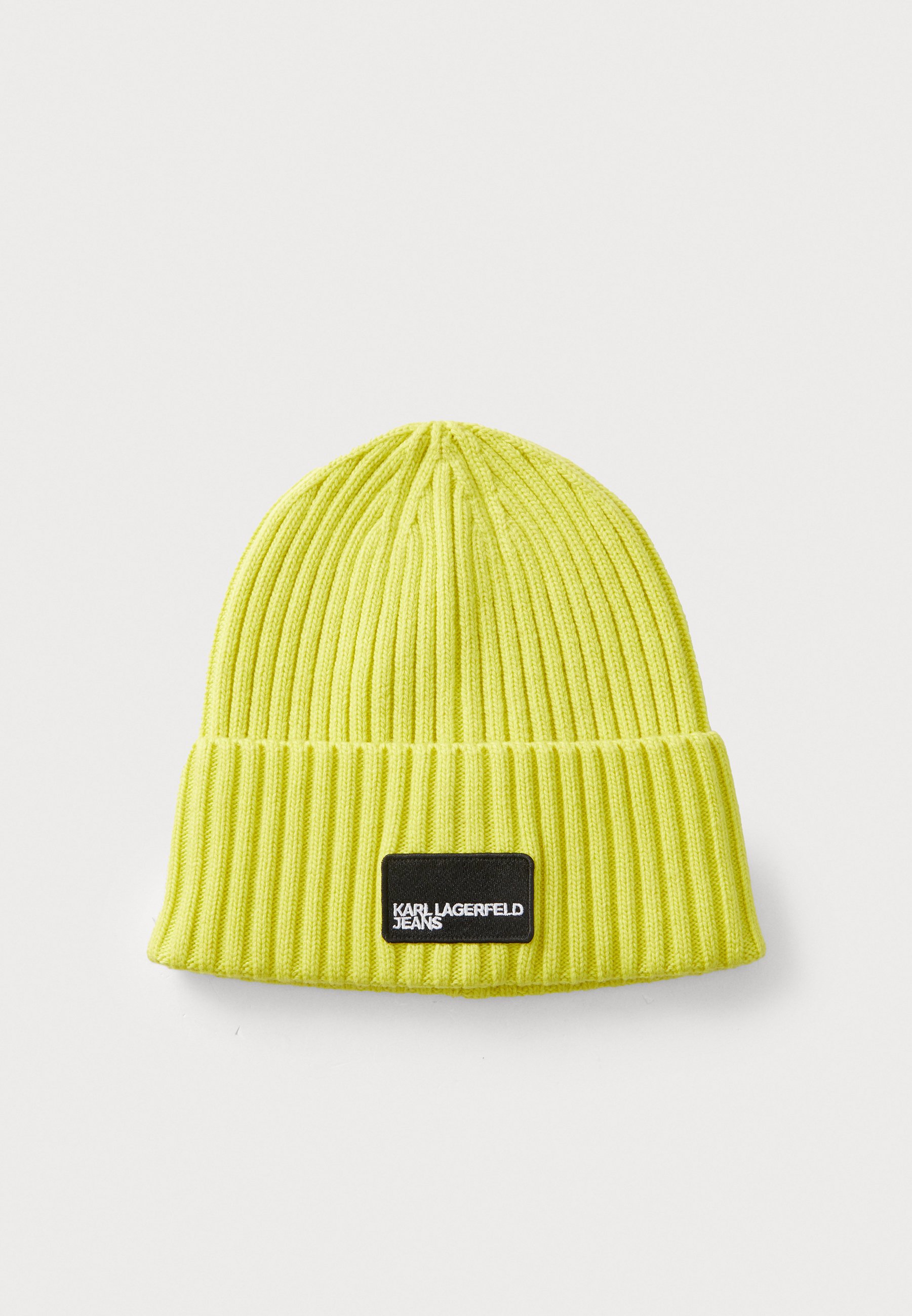 Karl Lagerfeld Multicolor Striped Beanie NWT Klp Logo Stud Faux Fur Pom Hat | Karl Lagerfeld Paris main image 4
