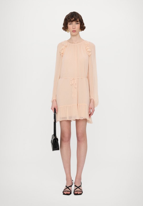 EXCLUSIVE IOLA DRESS - Day dress - peach2
