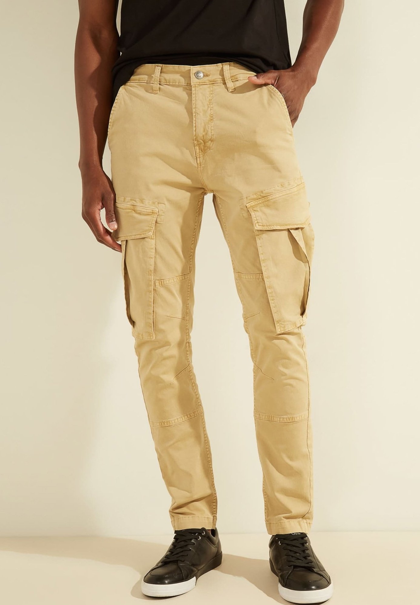 Guess SLIM - Pantaloni cargo - beige - Zalando.it