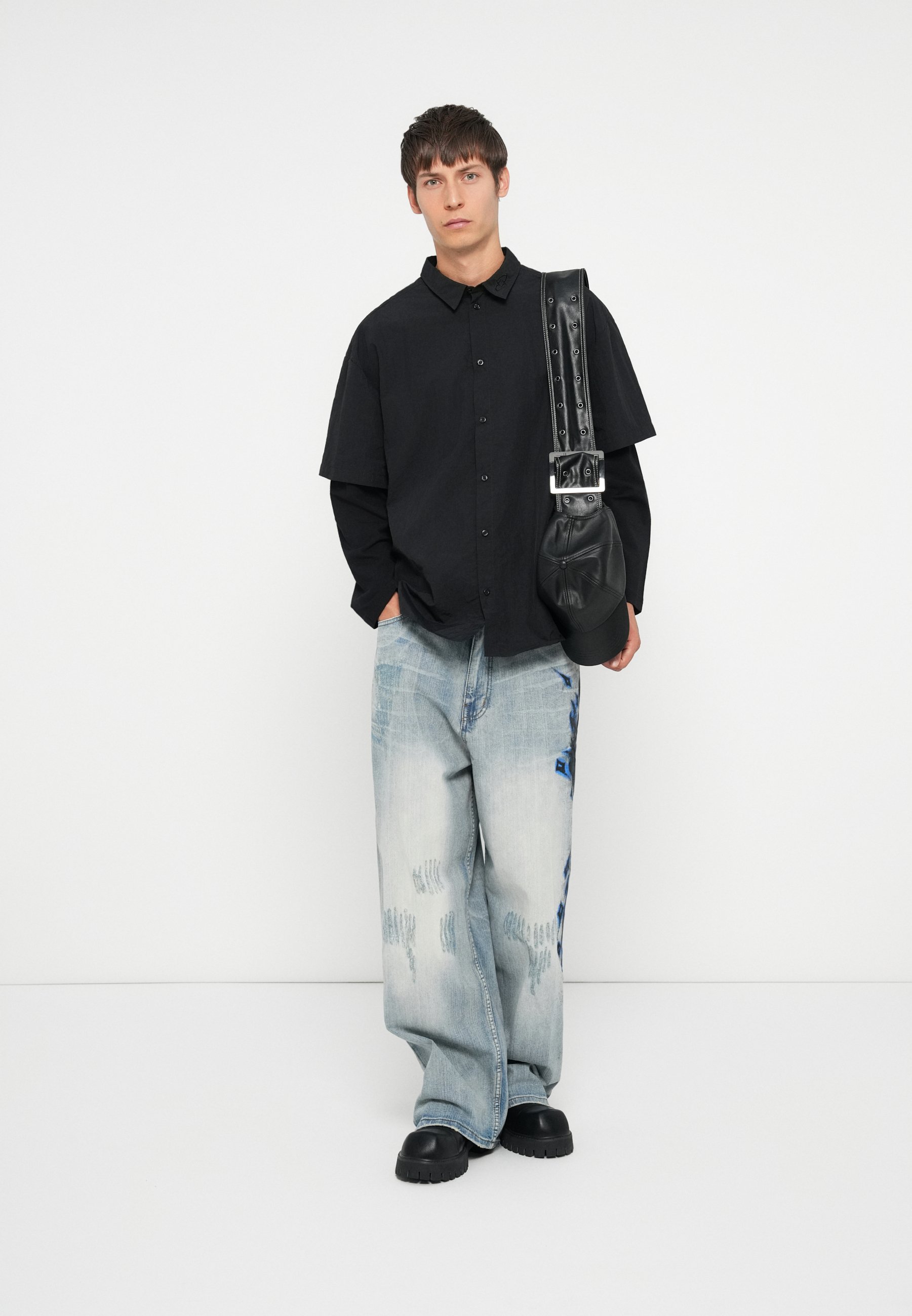 Jaded London SPIKE - Relaxed fit jeans - blue denim - Zalando.co.uk