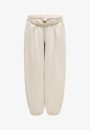 ONLY MATERNITY, TROUSERS OLMABBY BALLOON FIT TROUSERS - Püksid - pumice stone
