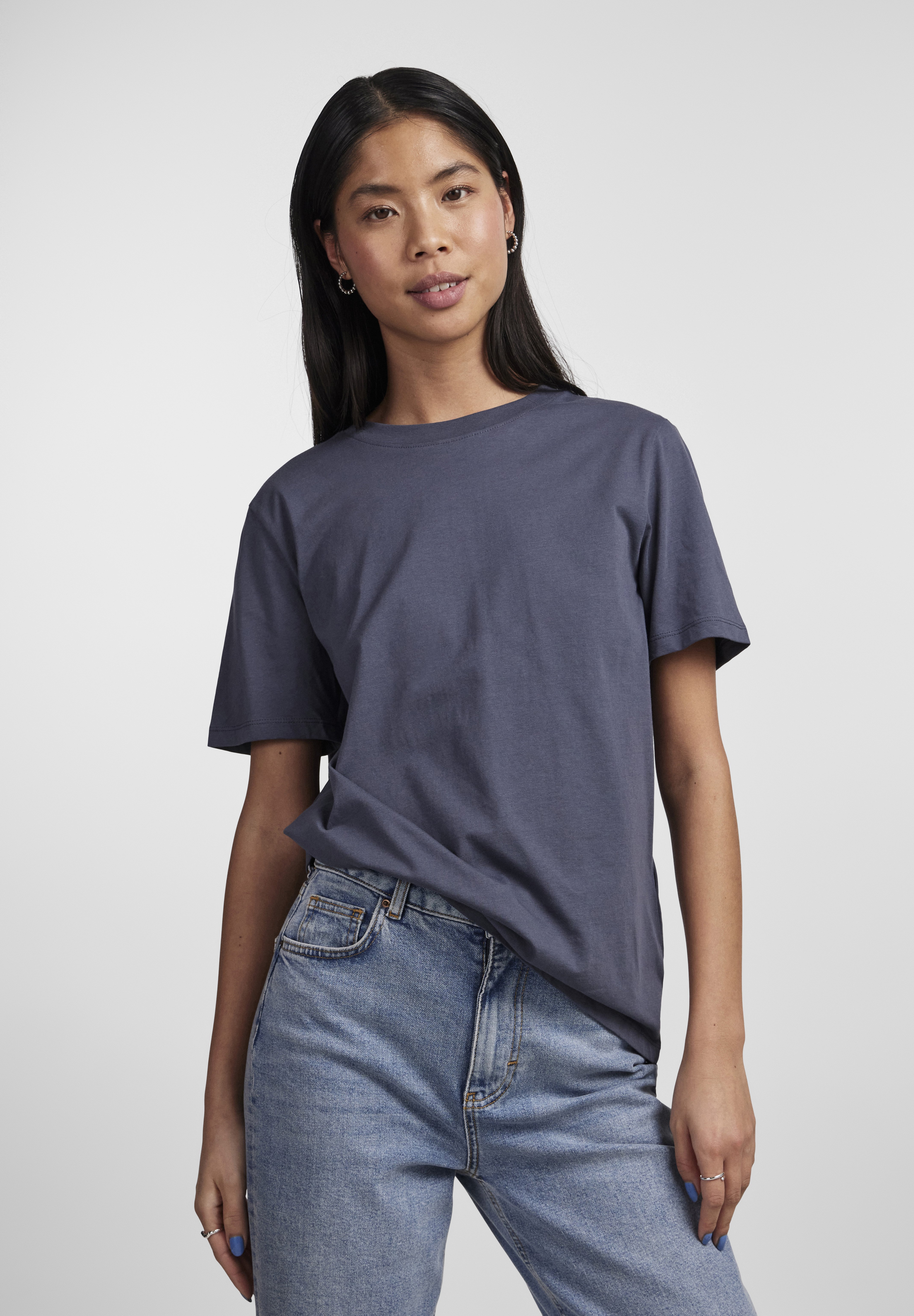 PIECES T-Shirt PCRIA In Cotone Biologico - Vestibilità Regolare E Girocollo