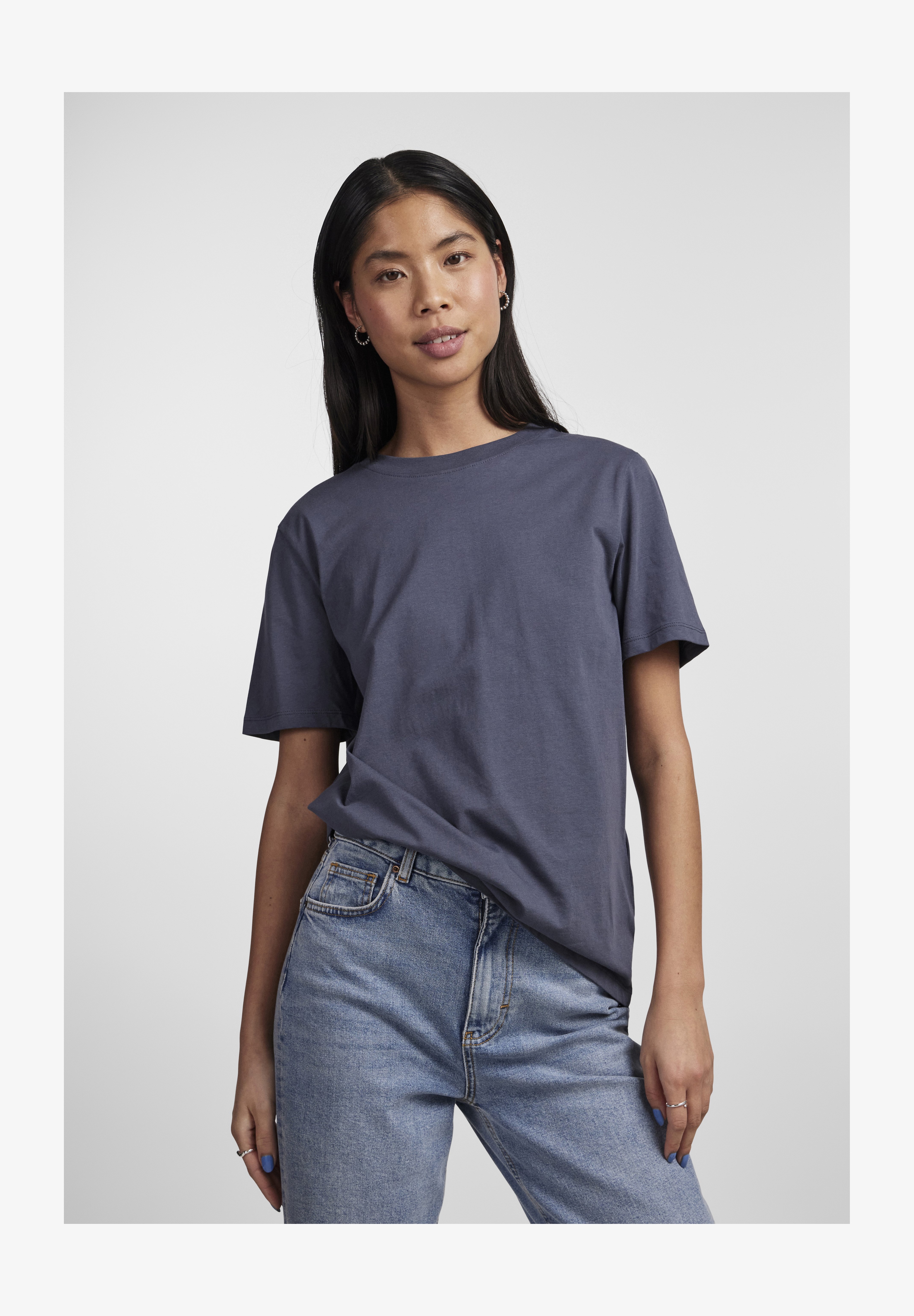 PIECES T-Shirt PCRIA In Cotone Biologico - Vestibilità Regolare E Girocollo