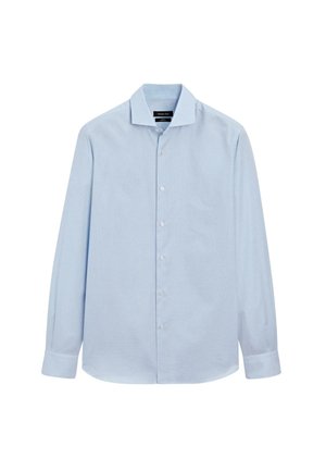 SLIM FIT MICRO-CHECKED - Skjorter - blue