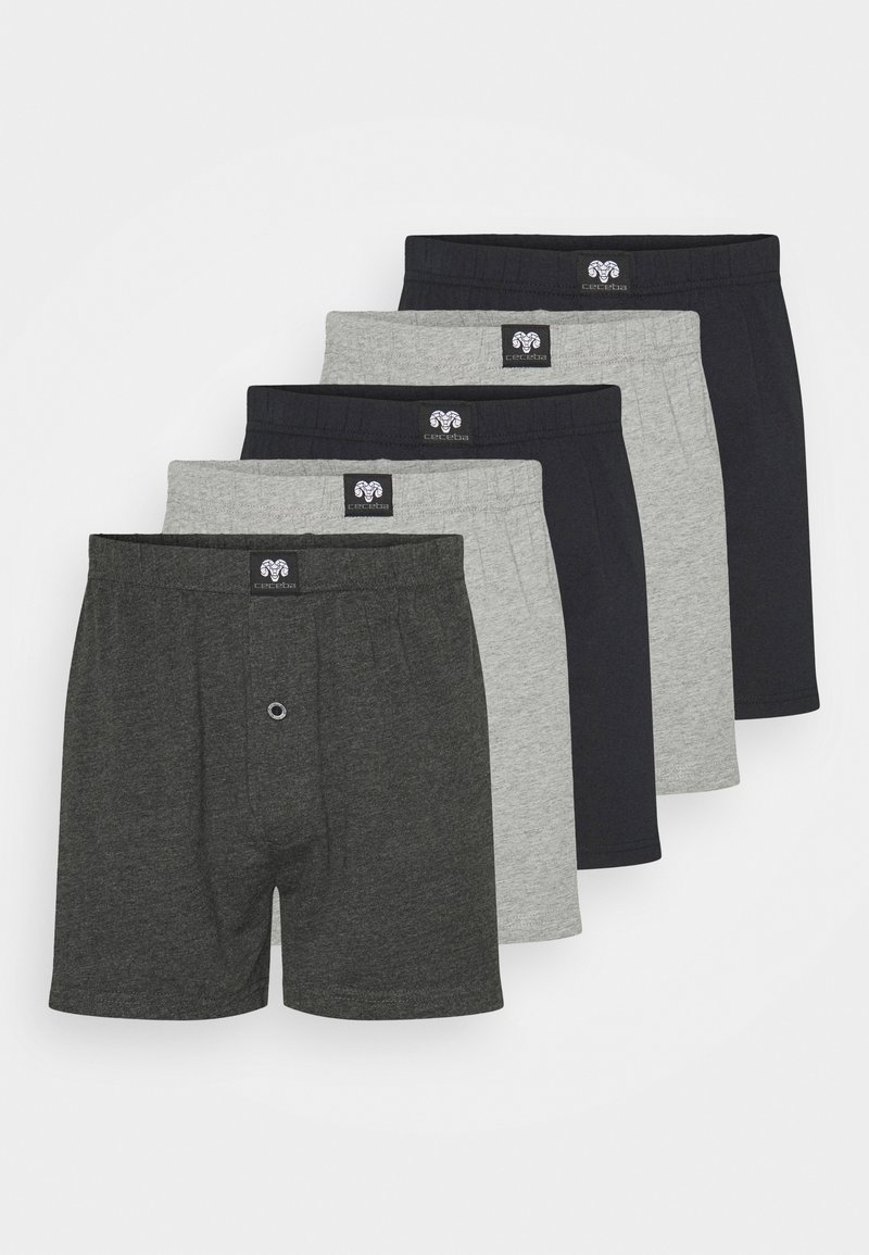 Ceceba 5 PACK - Boxershort - grey dark melange/grijs - Zalando.nl