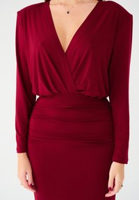 LEIMANN ANDREA - Robe longue - burgundy