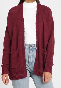 Hollister Co. Strickjacke - bordeaux