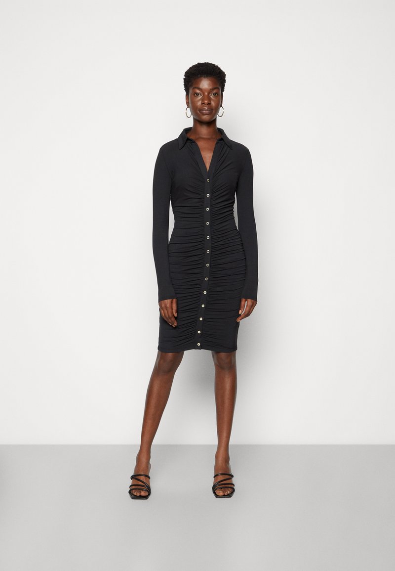 MARCIANO BY GUESS NATALIA RUCHED DRESS Jersey dress jet black/black