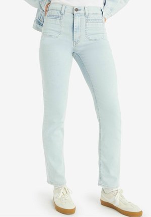 Straight leg jeans - blue denim