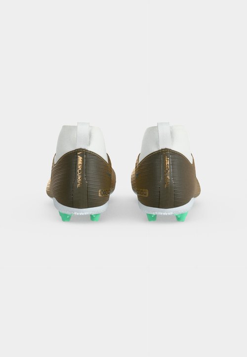 Nike JR MERCURIAL SUPERFLY 11 ACADEMY AG KYLIAN MBAPPE UNISEX - Zapatillas fútbol para césped artificial - metallic gold-coloured/clear jade — foto 4