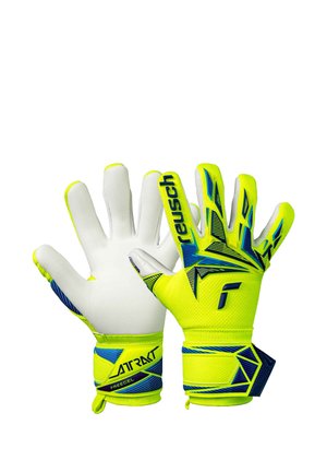 ATTRAKT FREEGEL ADVANCE  - Goalkeeping gloves - safe yellw/sharp blue