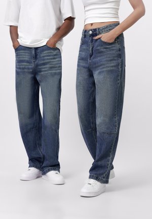 UNISEX - Baggy jeans - 966 - dirty denim