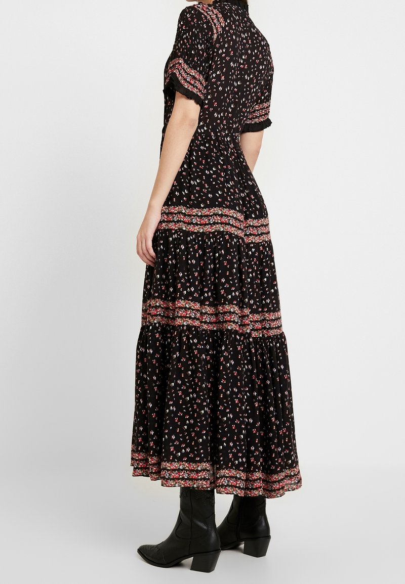 free people maxi dress black Free People Adella Maxi Slip Dress Black XS main image 0