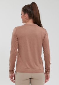 Endurance Funktions Maje Melange - Langarmshirt - beaver fur
