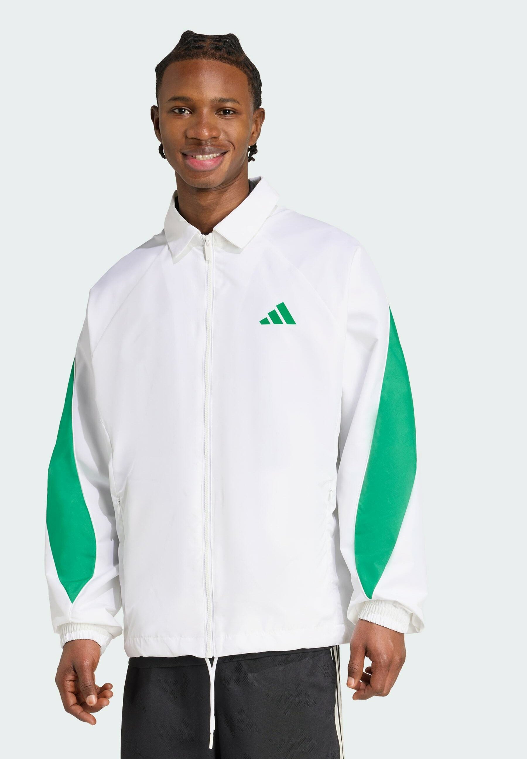 adidas Sportswear STADIUM - Training jacket - white green/white