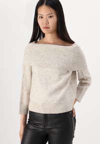 JJXX OFF SHOULDER - Pullover - fog