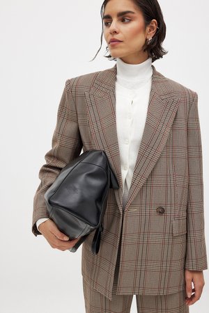DOUBLE BREASTED CHECK - Blazer - check