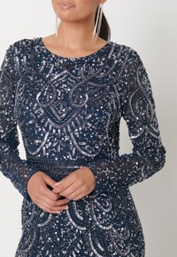 Maryisa EMEBLLISHED SEQUINS MODEST MAXI  - Occasion wear - navy