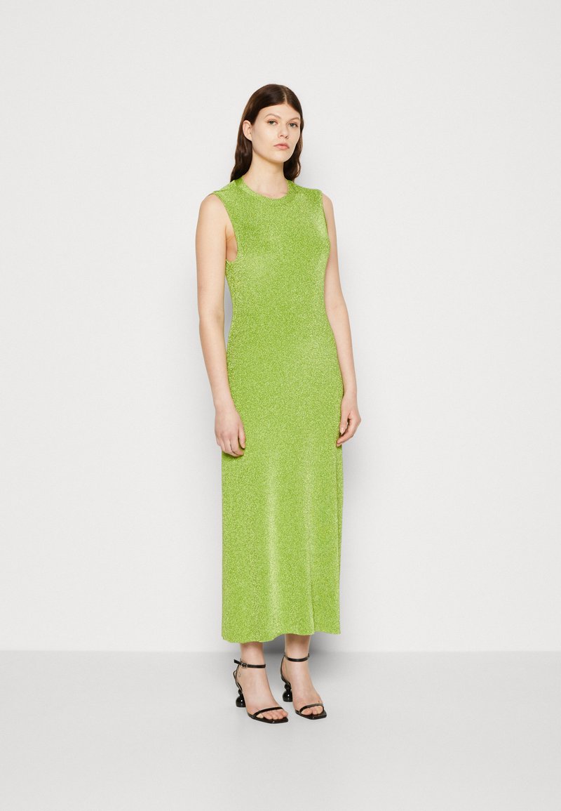 Gestuz SILVI LONG DRESS Jumper dress gallium/light green Zalando