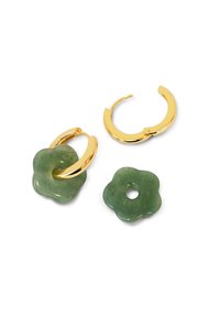 Singularu JADE FLOWER - Ohrringe - color oro
