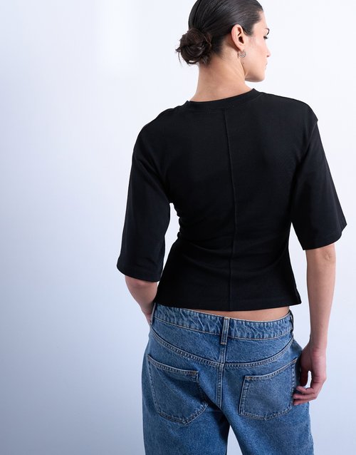 ONLY Langarmshirt ONLEASY L/S O-NECK TOP BOX JRS