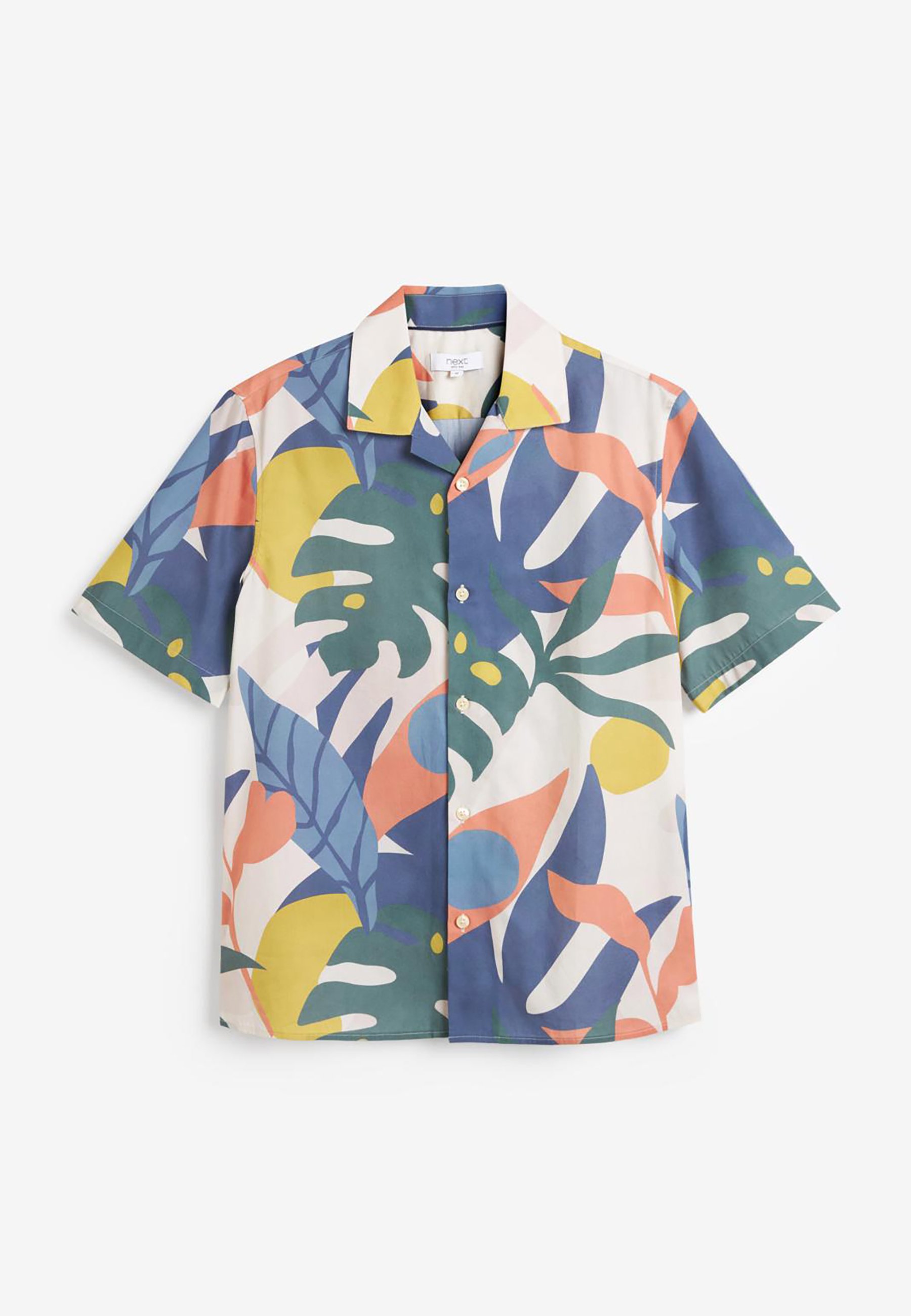 off white camp collar shirt