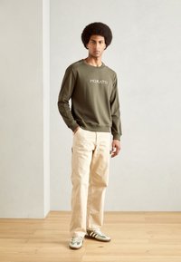 Antony Morato RELAXED FITWITH LATEX LOGO PRINT - Sudadera - dark green