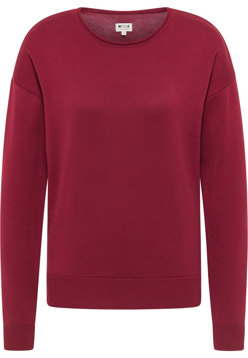 Damen Strickjacken | Mustang Strickpullover rot/dunkelrot - QK14419 Damen Strickjacken | Mustang Strickpullover rot/dunkelrot - QK14419