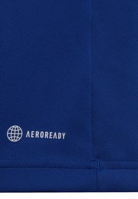 Prodotto AEROREADY in blu reale, realizzato in tessuto testurizzato. Logo bianco con design di globo vicino alla parte inferiore, semplice dettaglio di cucitura.