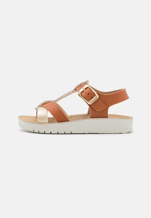 COSTAREI - Sandals - biscuit/platinum