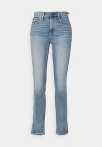 Gap Tall VINTAGE SLIM SPLIT HEM - Traperice uskog kroja - light wash