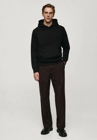 Mango Mikina s kapucňou - black