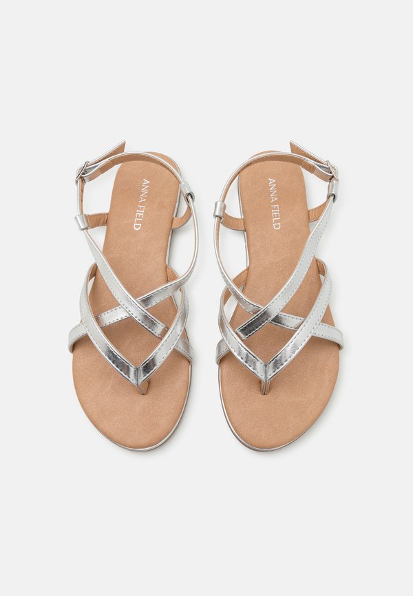 T-bar sandals - silver2