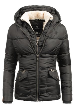Chaqueta De Invierno Navahoo Para Mujer, Piel Sintética Premium, Color Antracita, Talla S, Abrigo Con Capucha Y Cuello Extraíble