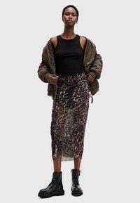 AllSaints NORA SKIRT - Pliiatsseelik - jinx golden brown