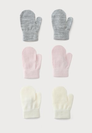 Friboo by Zalando, UNISEX 3 PACK - Ръкавици без пръсти - off-white/pink/grey