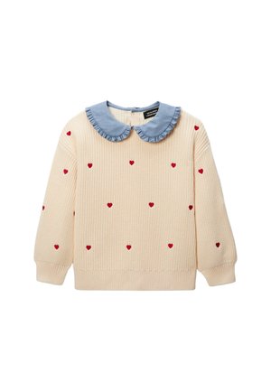 BRODÉ COL CLAUDINE - Pullover - amaretti