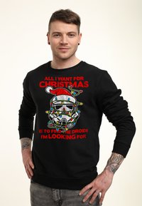 Star Wars STAR WARS CLASSIC CHRISTMAS TROOPER - Sweatshirt - black