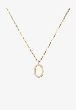 Design Letters HALSKETTE MIT GROß INITIAL CHARM GOLD (A-Z) - Collier - gold coloured