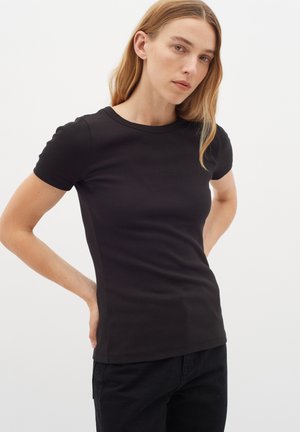 LOLAH - T-Shirt basic - black